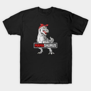 Mamasaurus T Rex Birthday Dinosaur Mommy Family Matching T-Shirt
